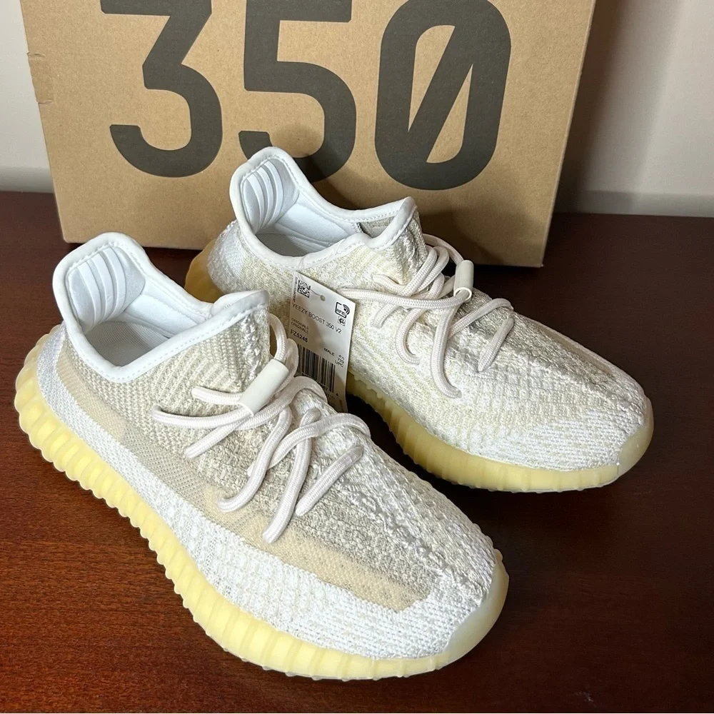 Yeezy | Adidas Yeezy Boost 350 V2 Natural (5M/6W) - Picture 9 of 16